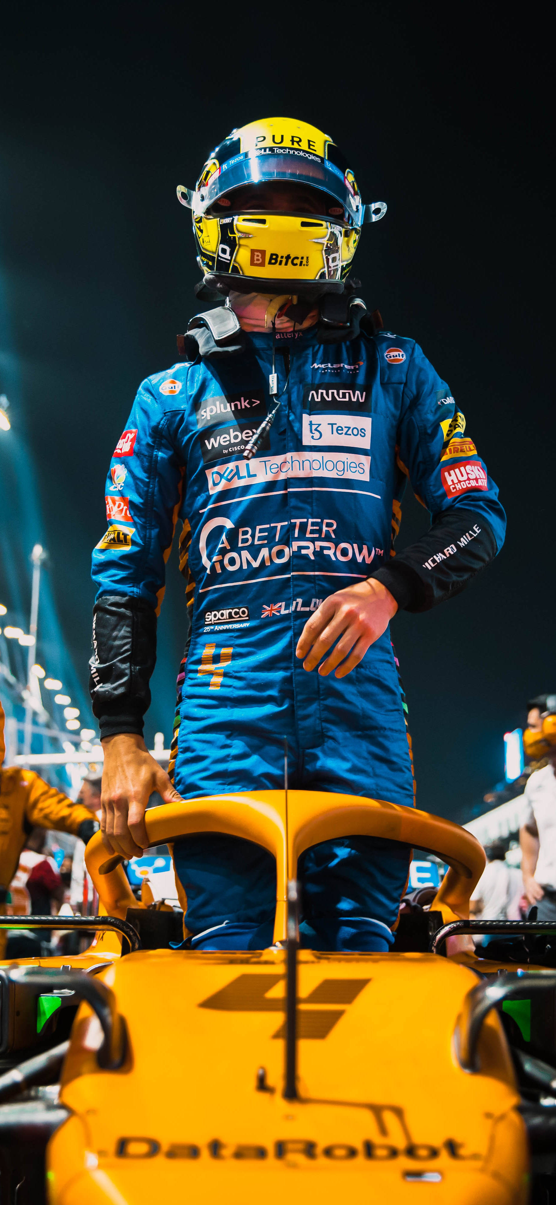 F1 Norris GP de Arabia Saudita 2021 para iPhone Fondos de pantalla