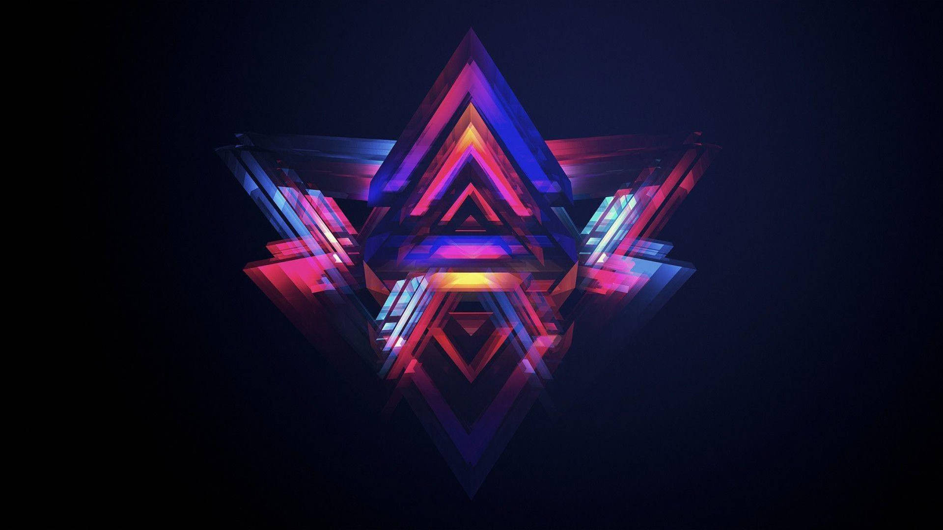 Fondo de pantalla de facetas 3D geniales