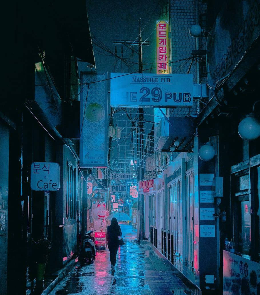 Fachada Callejera Coreana Fondos de pantalla