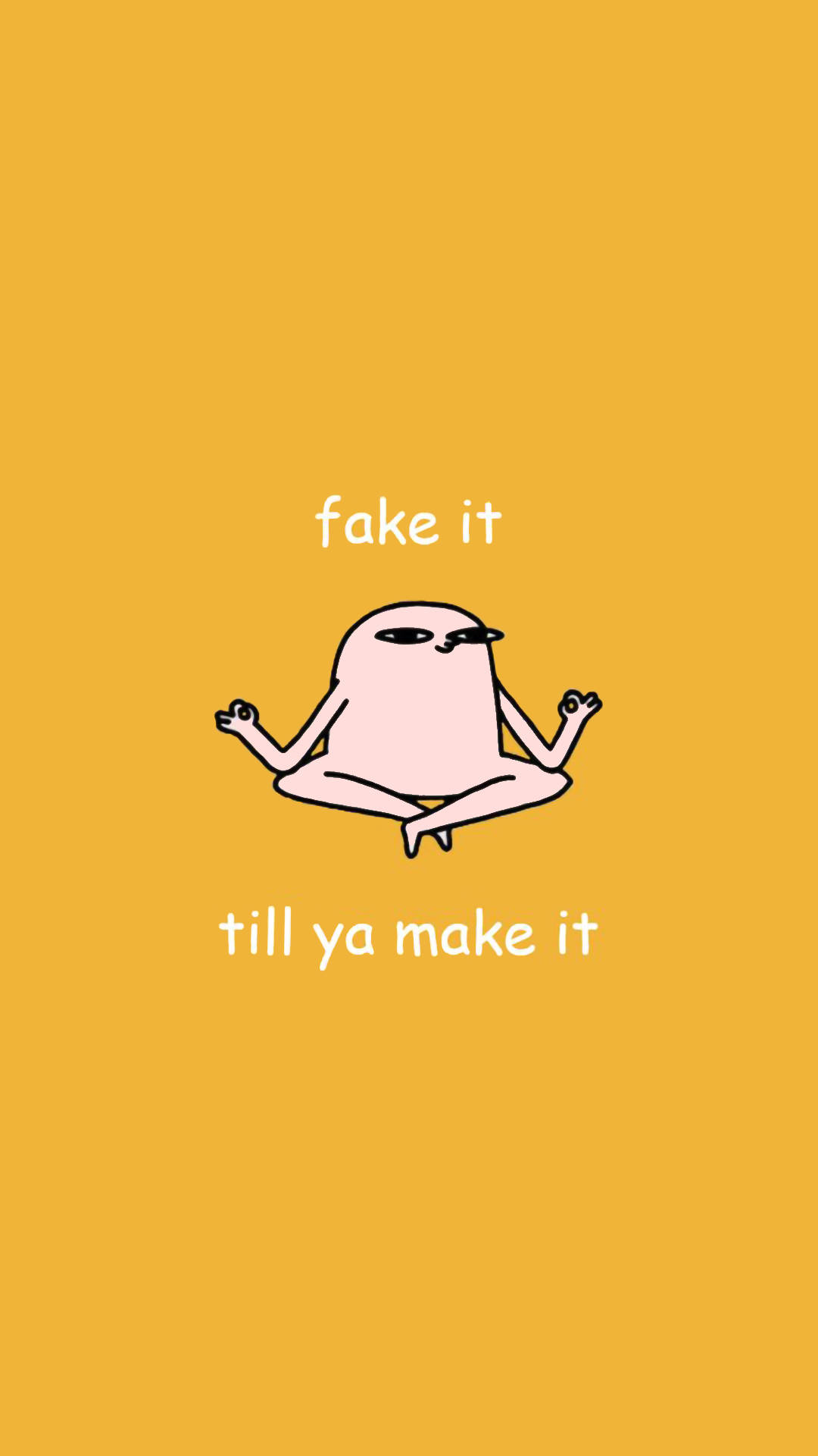 Falso Meditando Estético y Divertido Fondos de pantalla