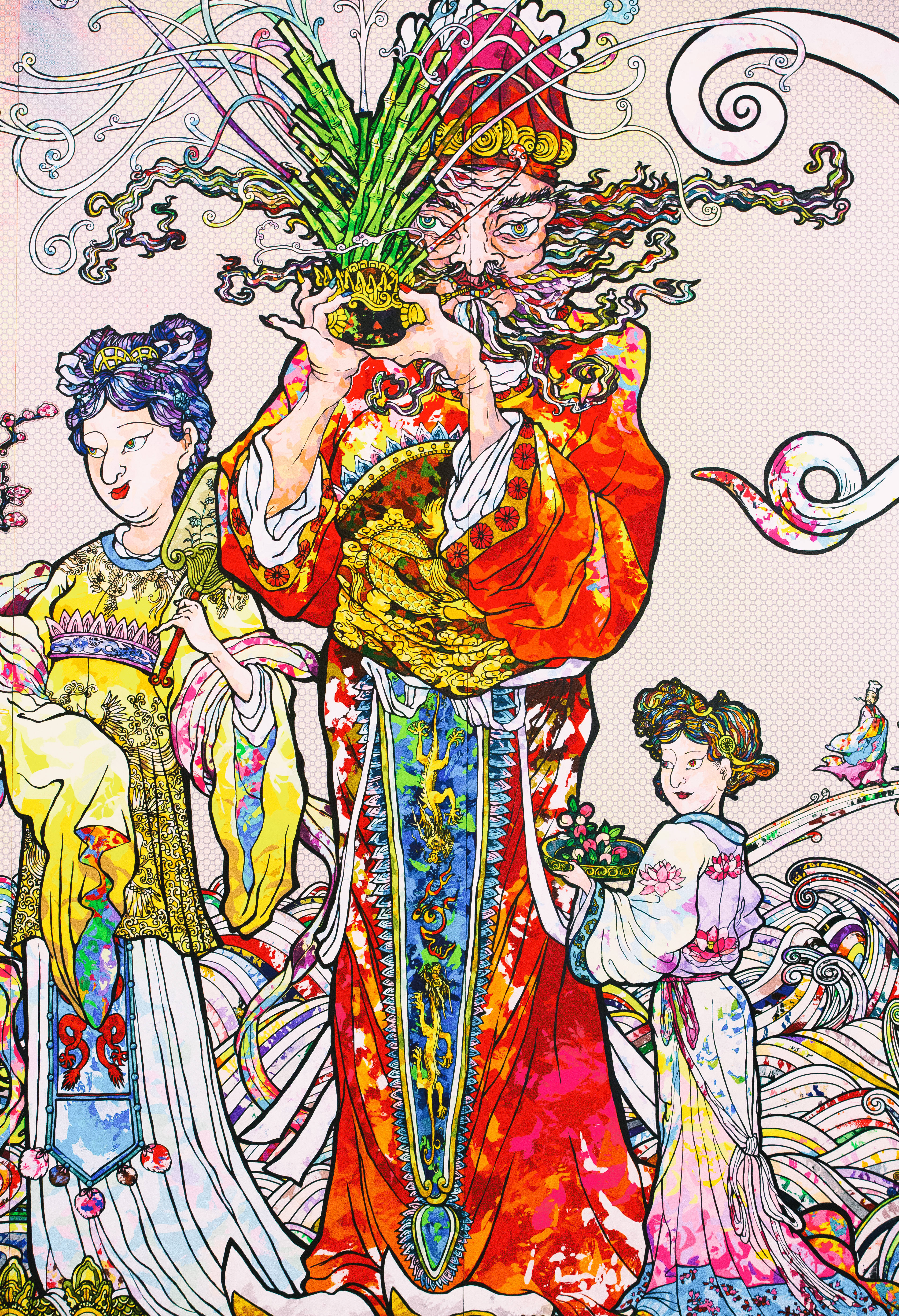 Familia de Takashi Murakami 4K Fondos de pantalla