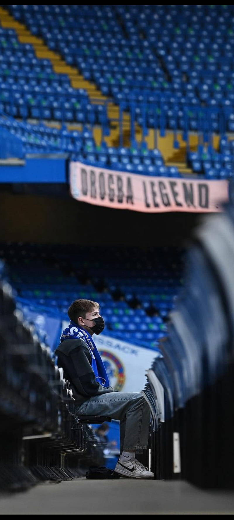 Fan Apasionado en el Estadio Stamford Fondos de pantalla