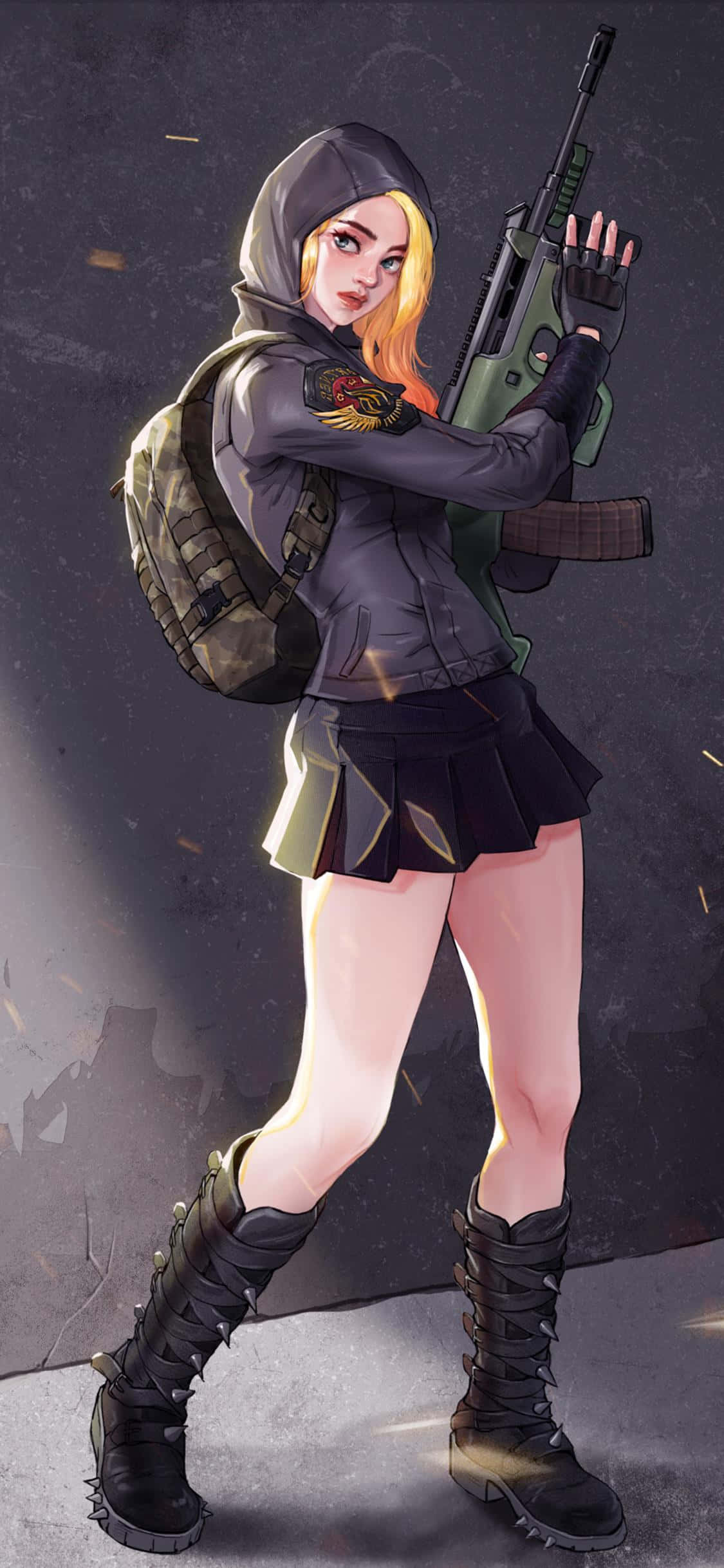 Fanart de Chica PUBG iPhone Fondos de pantalla