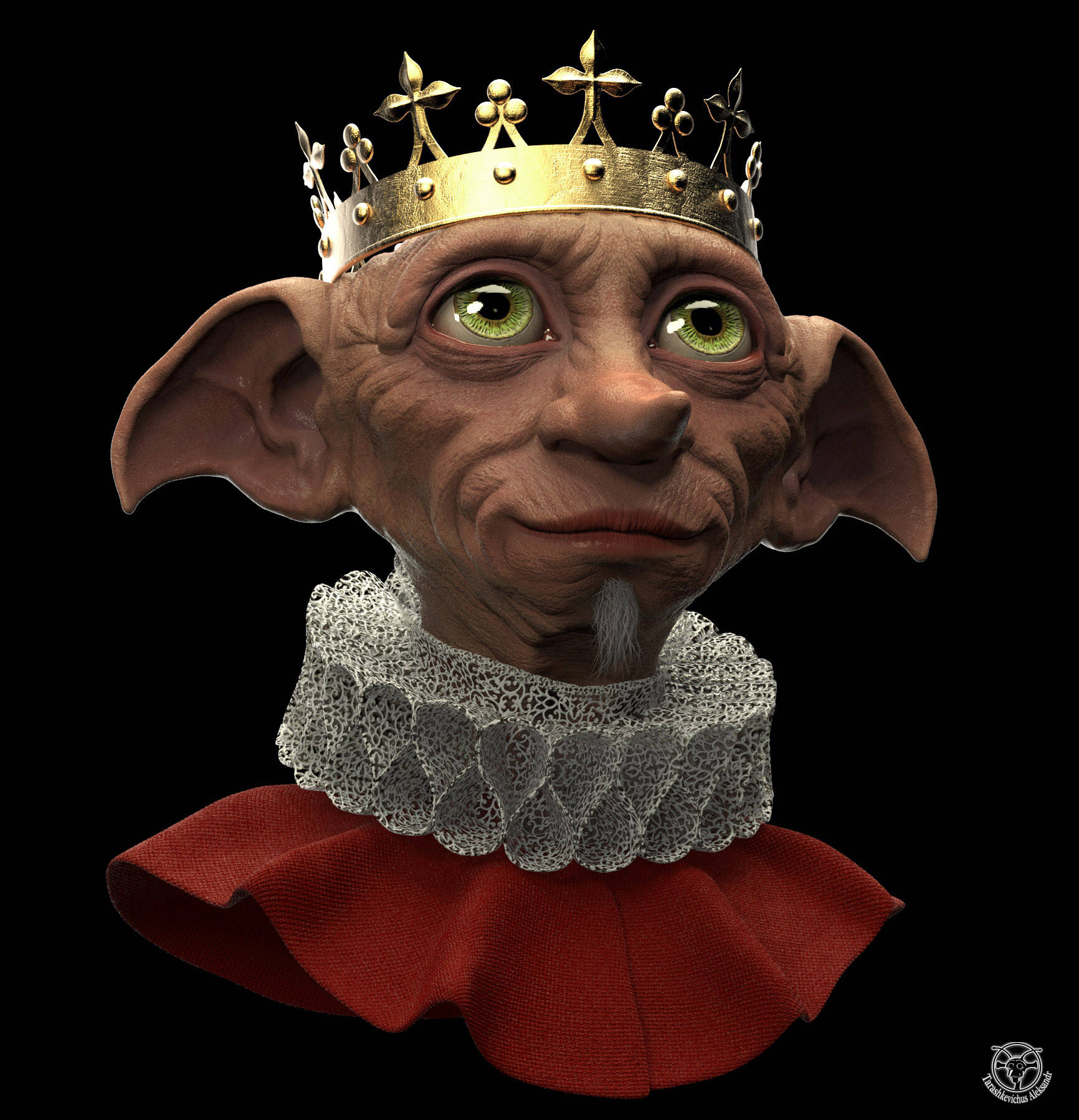 Fanart de Dobby de Harry Potter como príncipe Fondos de pantalla