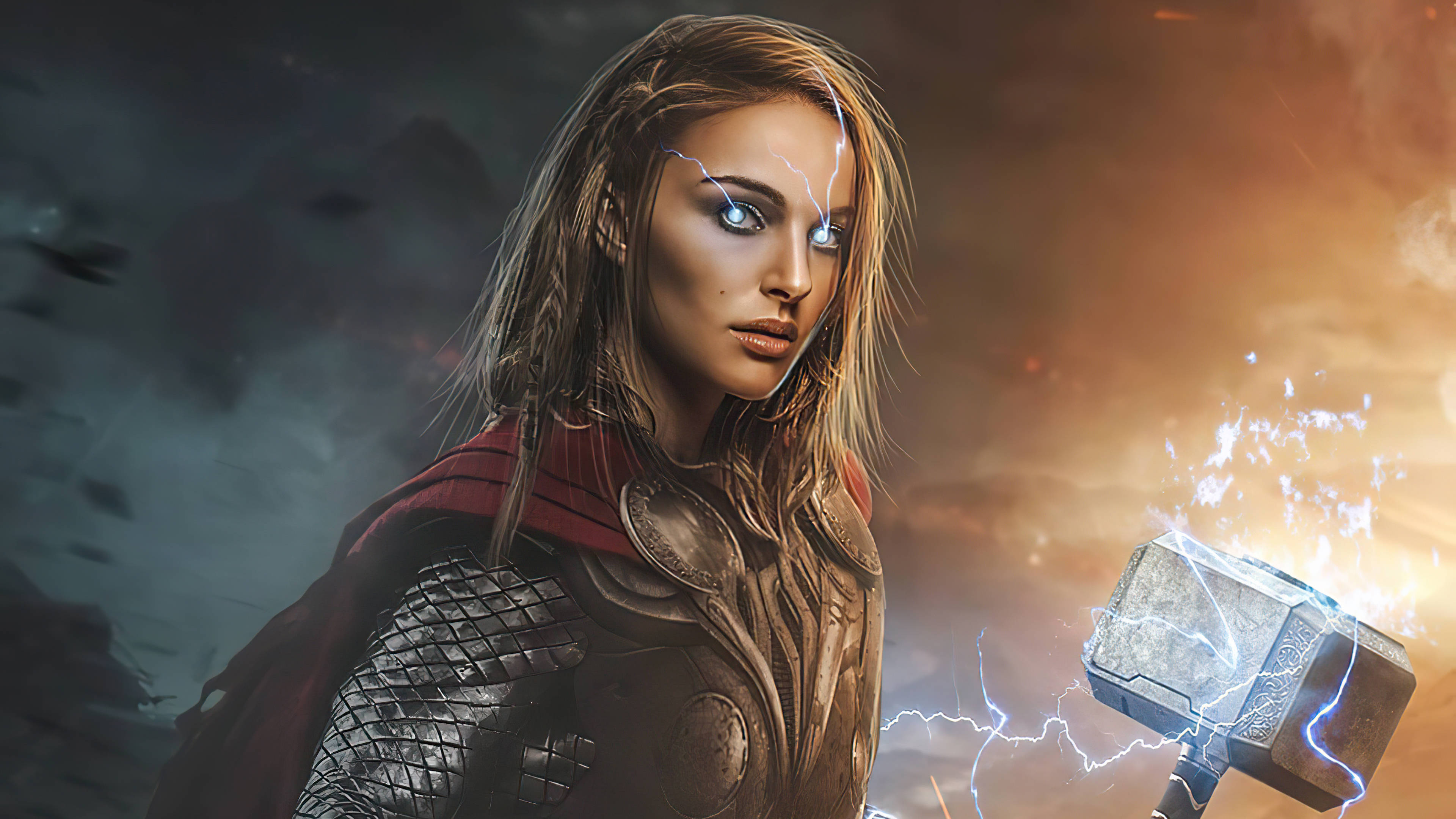 Fanart de Jane de Thor Love and Thunder Fondos de pantalla