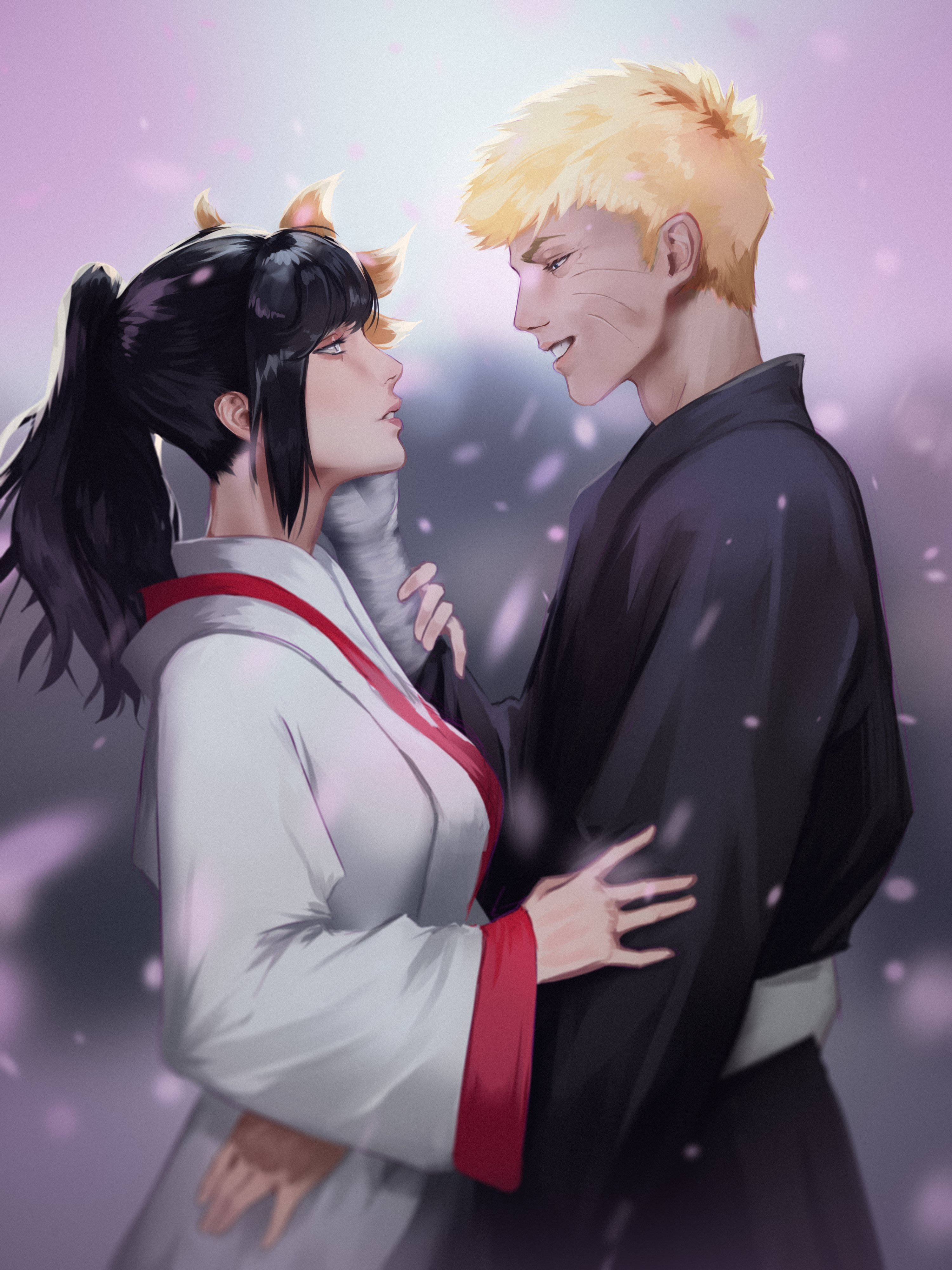 Fanart de Naruto y Hinata enamorados Fondos de pantalla