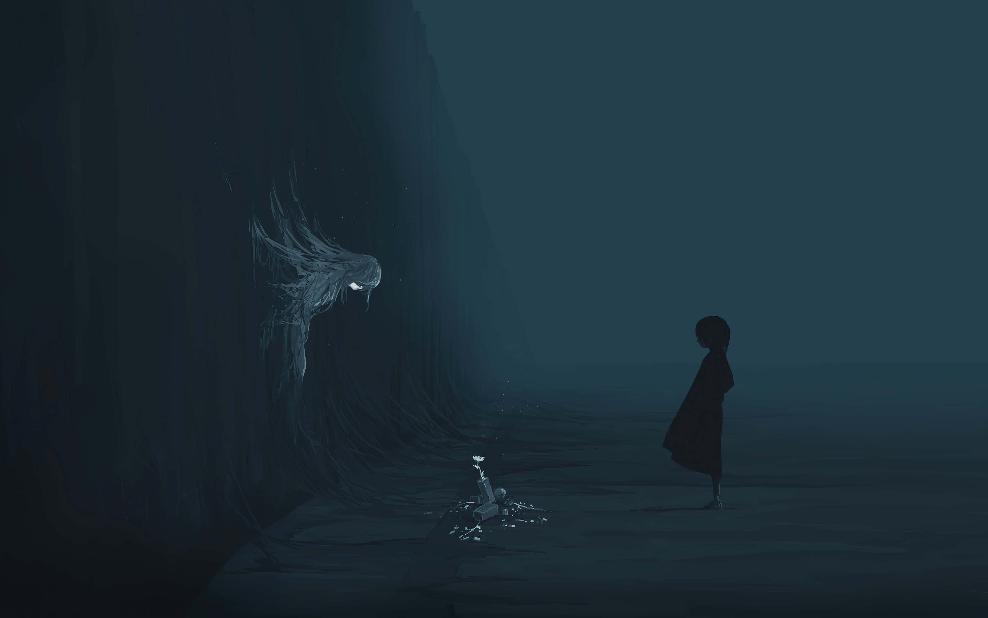 Fantasía Oscura de Anime Fondos de pantalla
