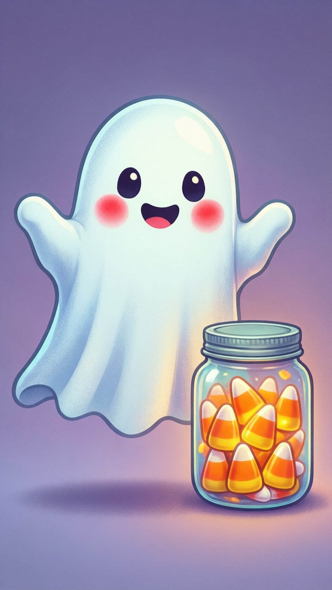 Fantasma Amigable con Dulces Fondos de pantalla