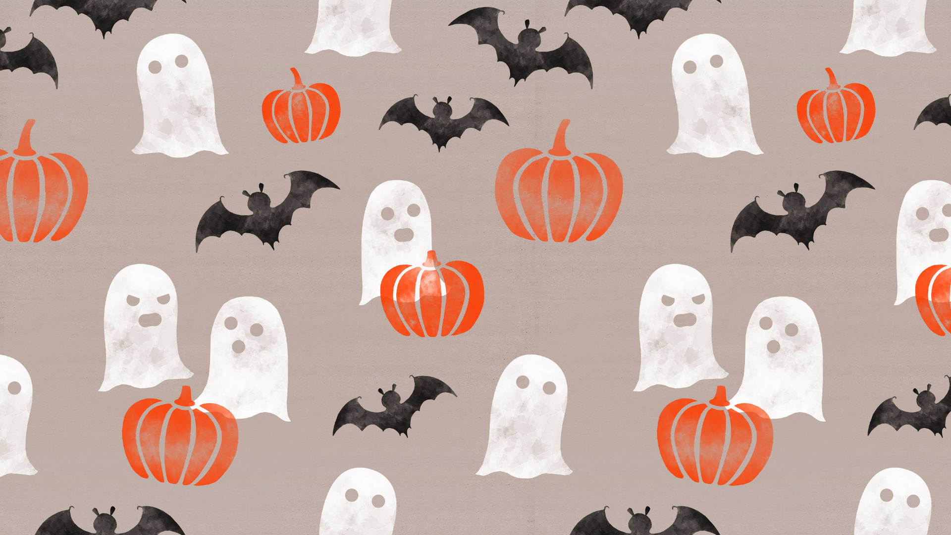 Fantasmas y Calabazas de Halloween Estético para Laptop Fondos de pantalla