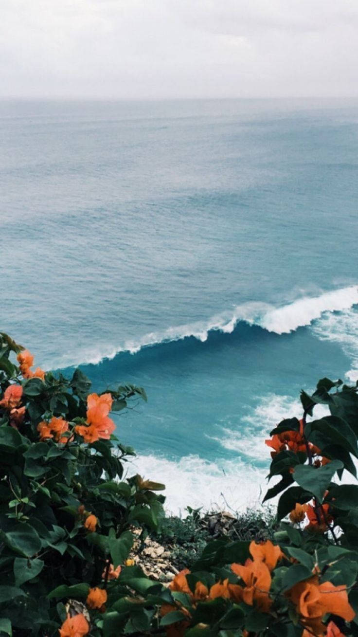 Fascinante fotografía vintage pastel del océano Fondos de pantalla