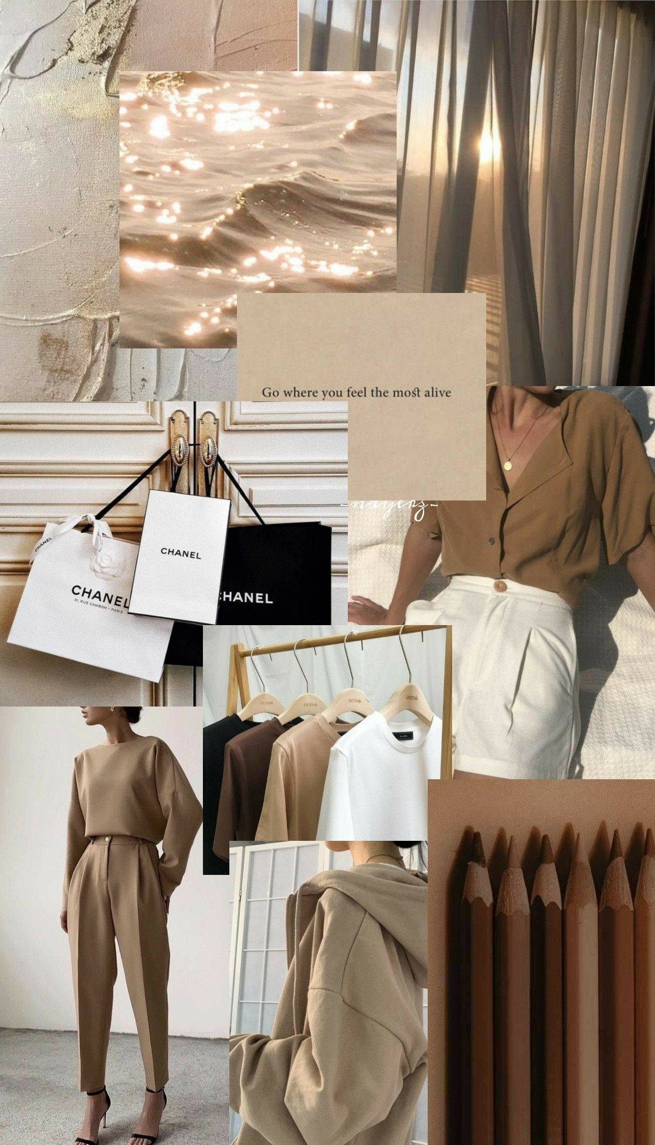 Favorito de Mujeres en Aesthetic Beige y Marrón Fondos de pantalla