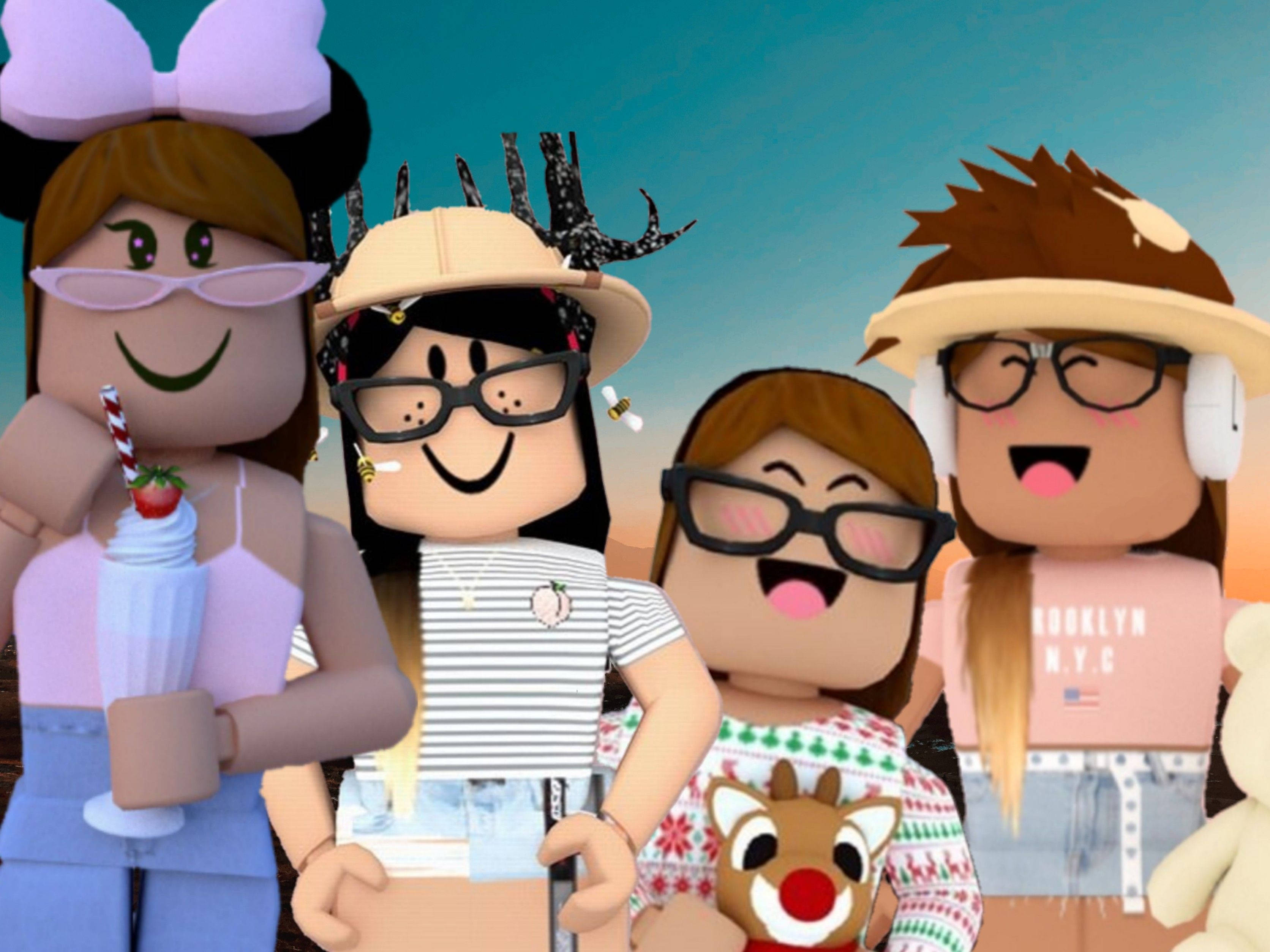 Felices y Lindas Chicas Roblox Fondos de pantalla