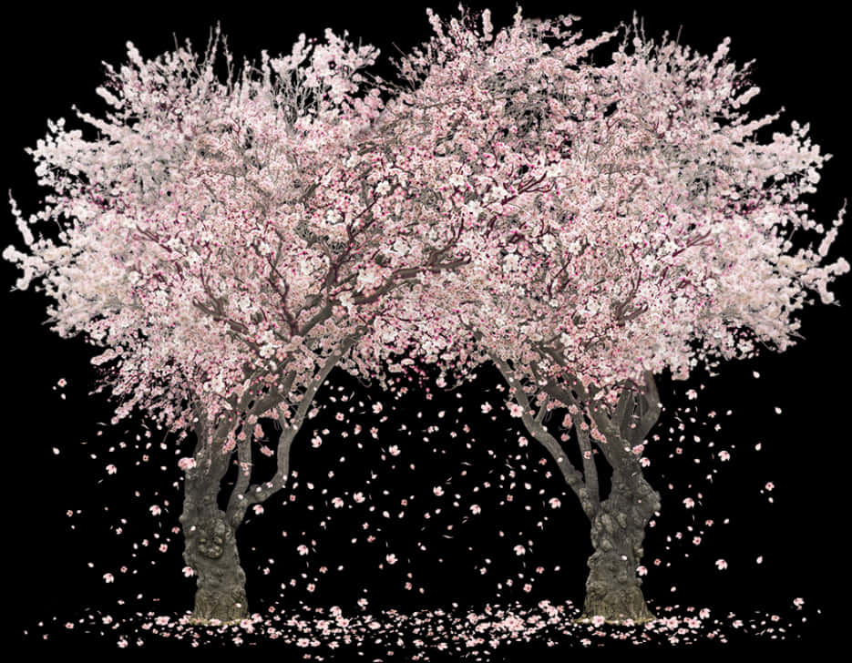 Felicidad de los Cerezos en Flor Fondos de pantalla