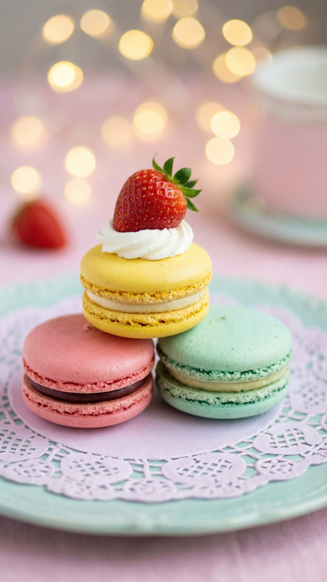 Felicidad de Macarons Fondos de pantalla