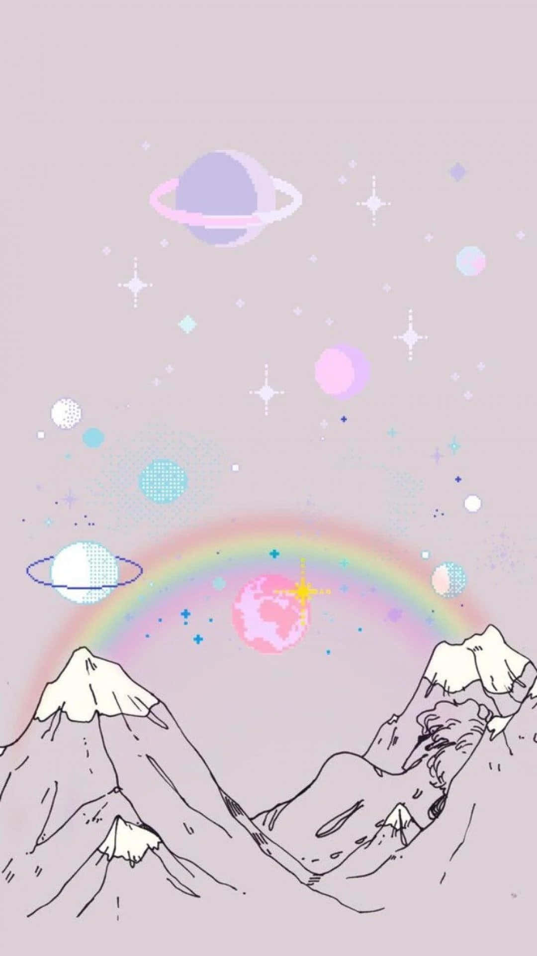 Felicidad floreciente en un lecho de tonos pastel Fondos de pantalla