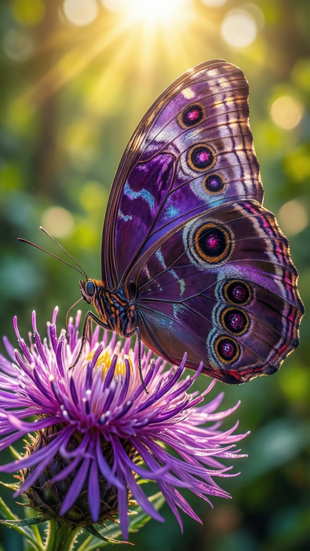 Felicidad Púrpura de Mariposa Fondos de pantalla