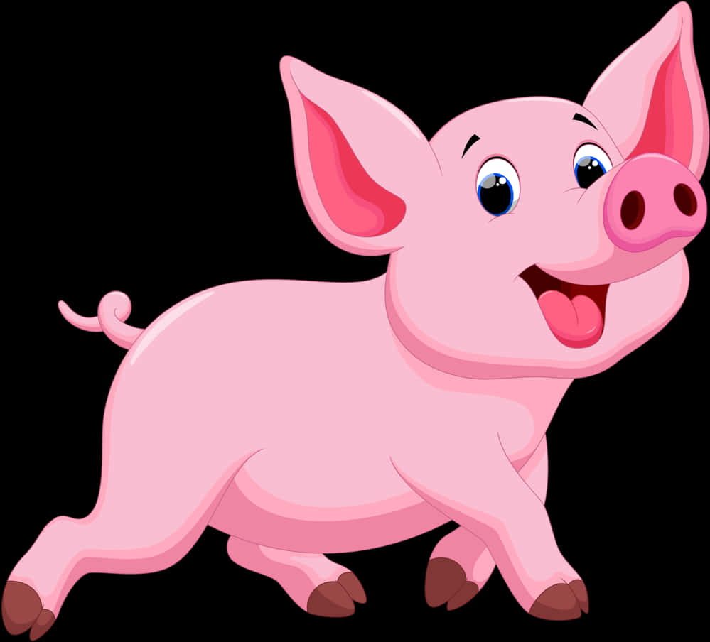 Feliz Cerdo Animado Fondos de pantalla