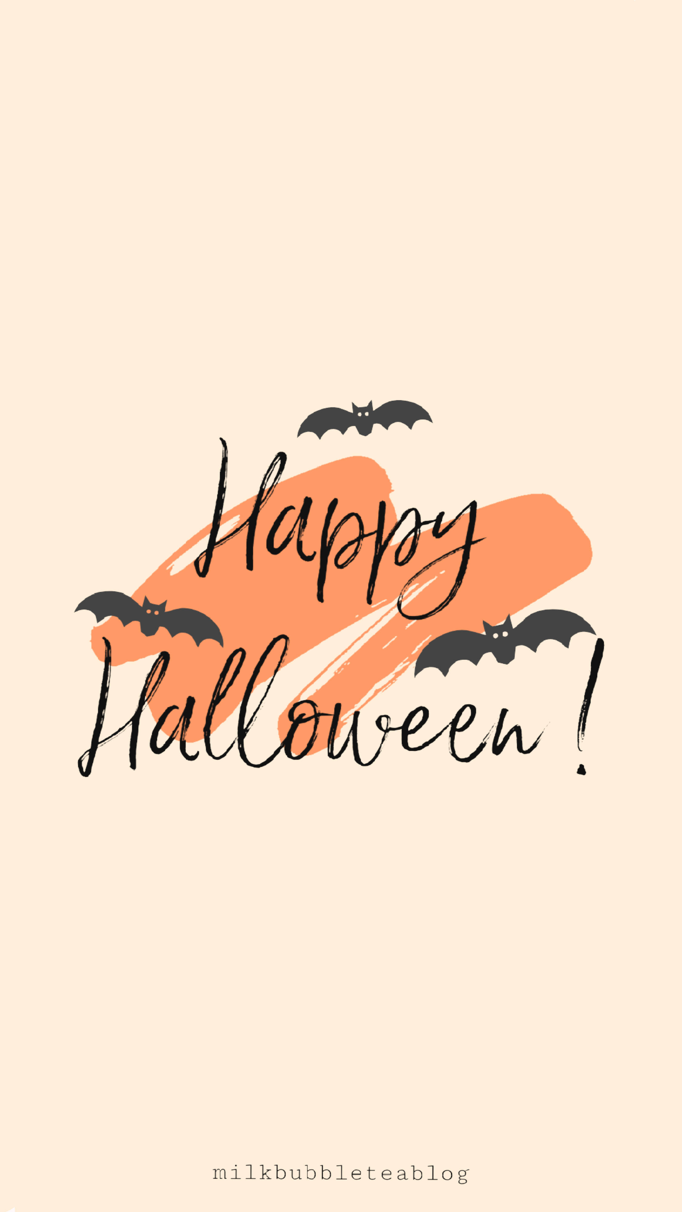 Feliz Halloween Estético para iPhone Fondos de pantalla