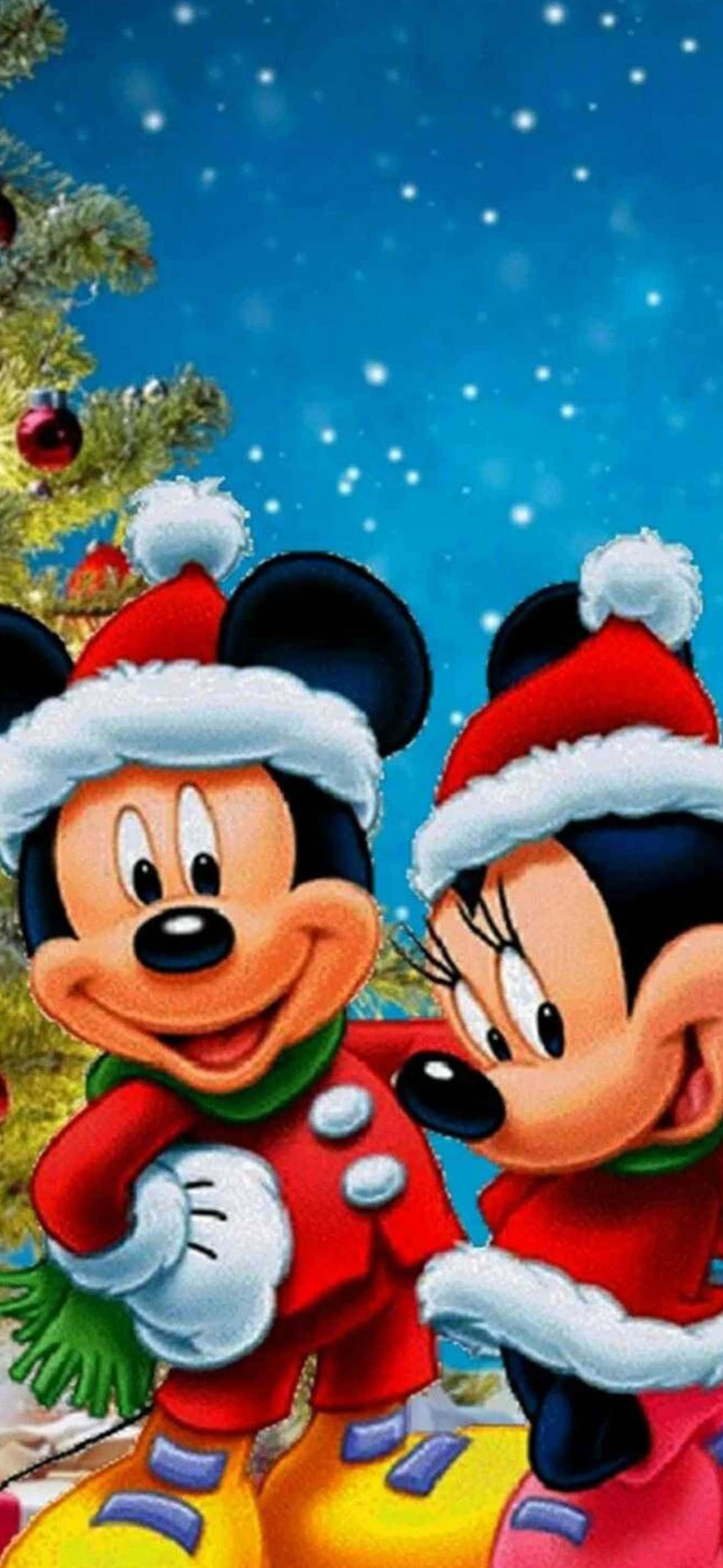 “¡Feliz Navidad desde tu iPhone!” Fondos de pantalla