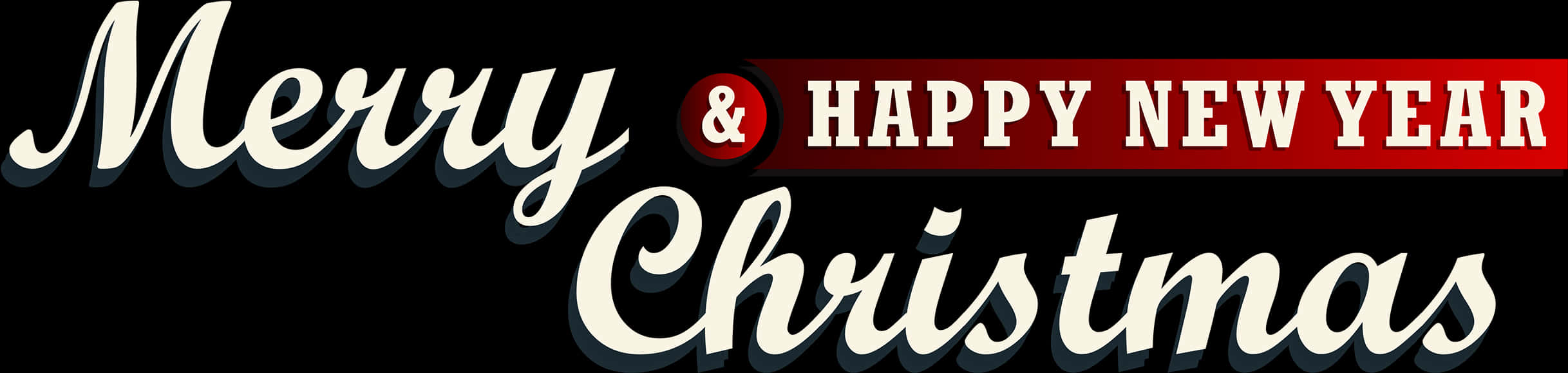 Feliz Navidad y Próspero Año Nuevo Banner Fondos de pantalla