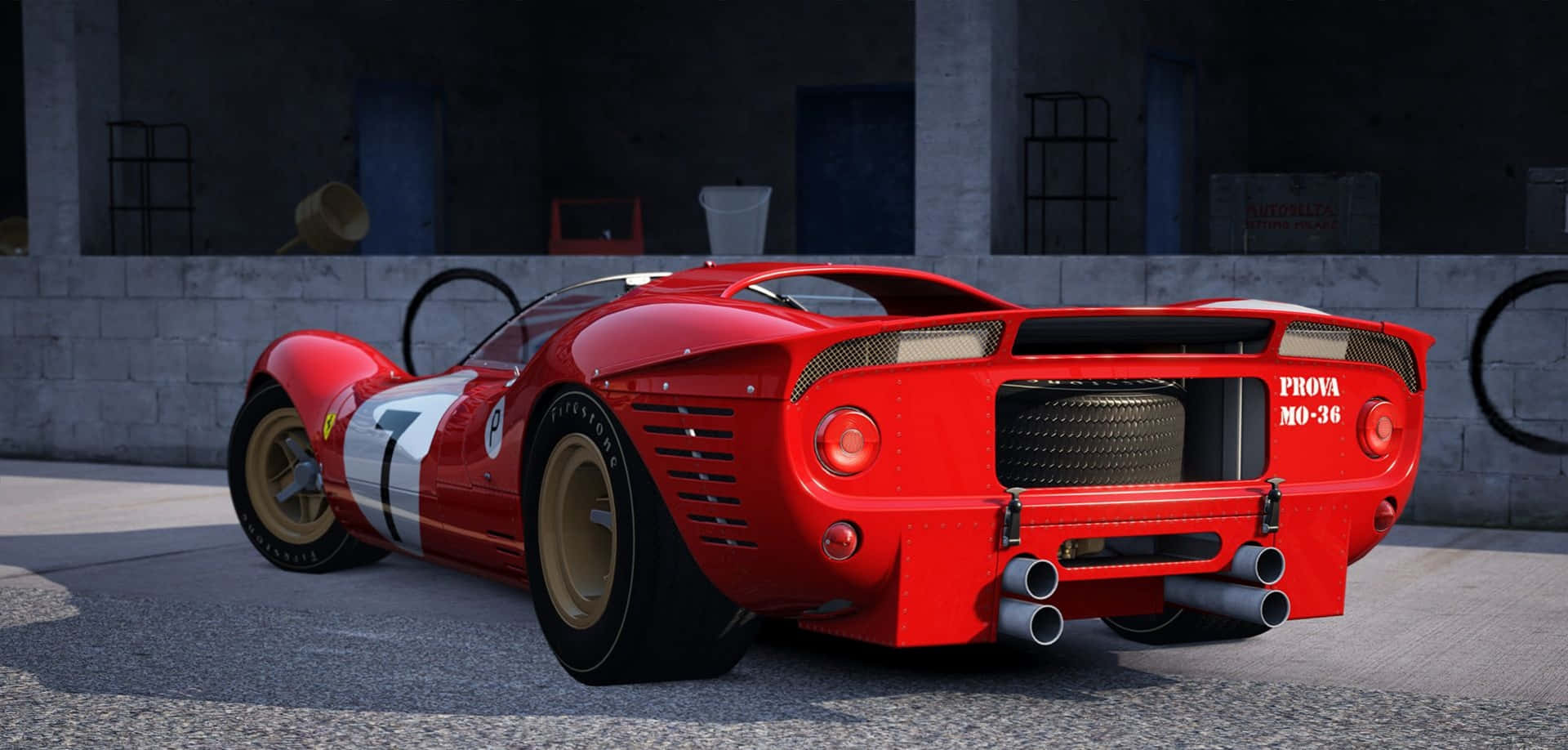 Ferrari 330 con cuatro tubos de escape Fondos de pantalla
