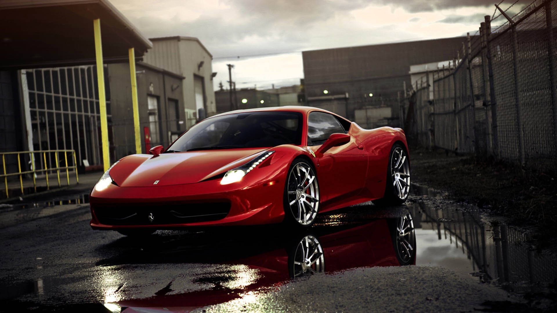 Ferrari 458 Rosso Corsa 1920x1080 Fondos de pantalla