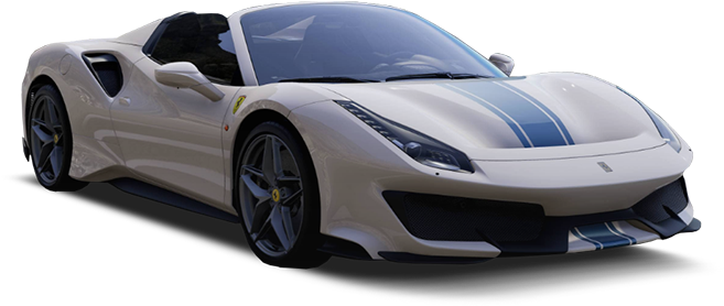 Ferrari convertible deportivo blanco Fondos de pantalla