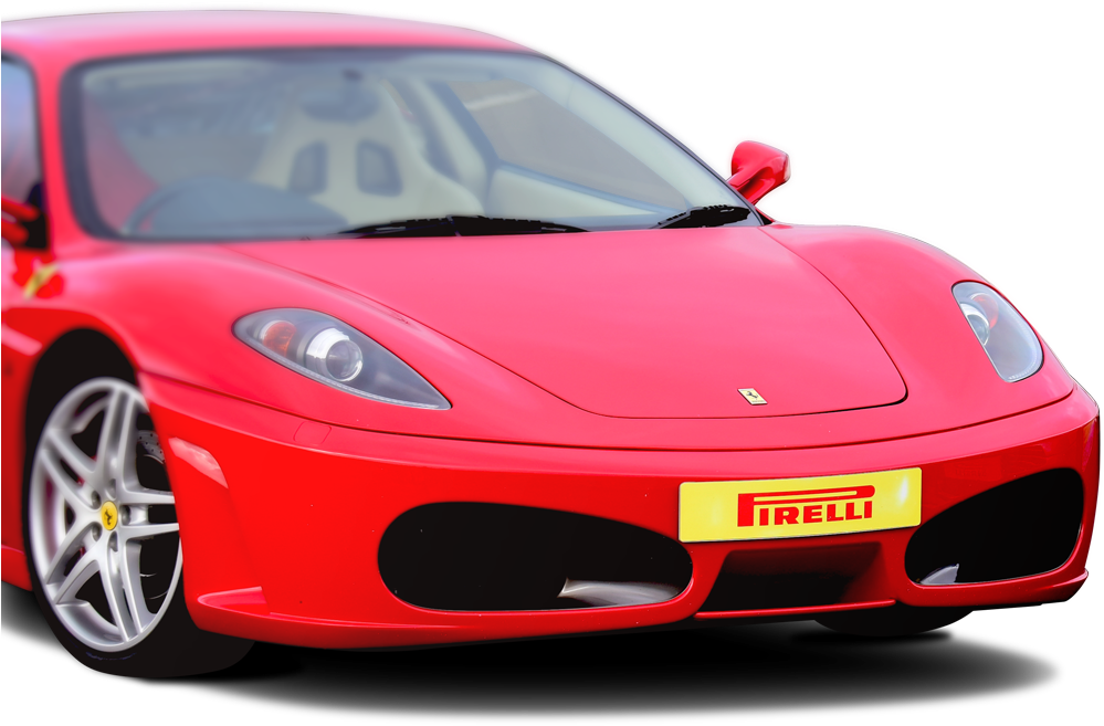 Ferrari rojo vista frontal Fondos de pantalla
