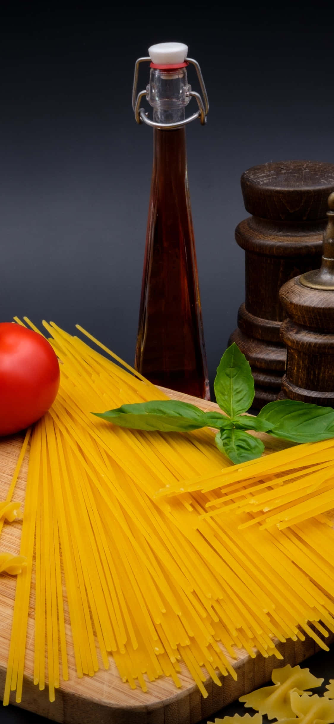 Fideos de Espagueti Crudos Fondo de Pasta para iPhone X Fondos de pantalla