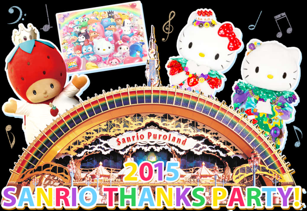 Fiesta de Agradecimiento Sanrio 2015 en Puroland Fondos de pantalla