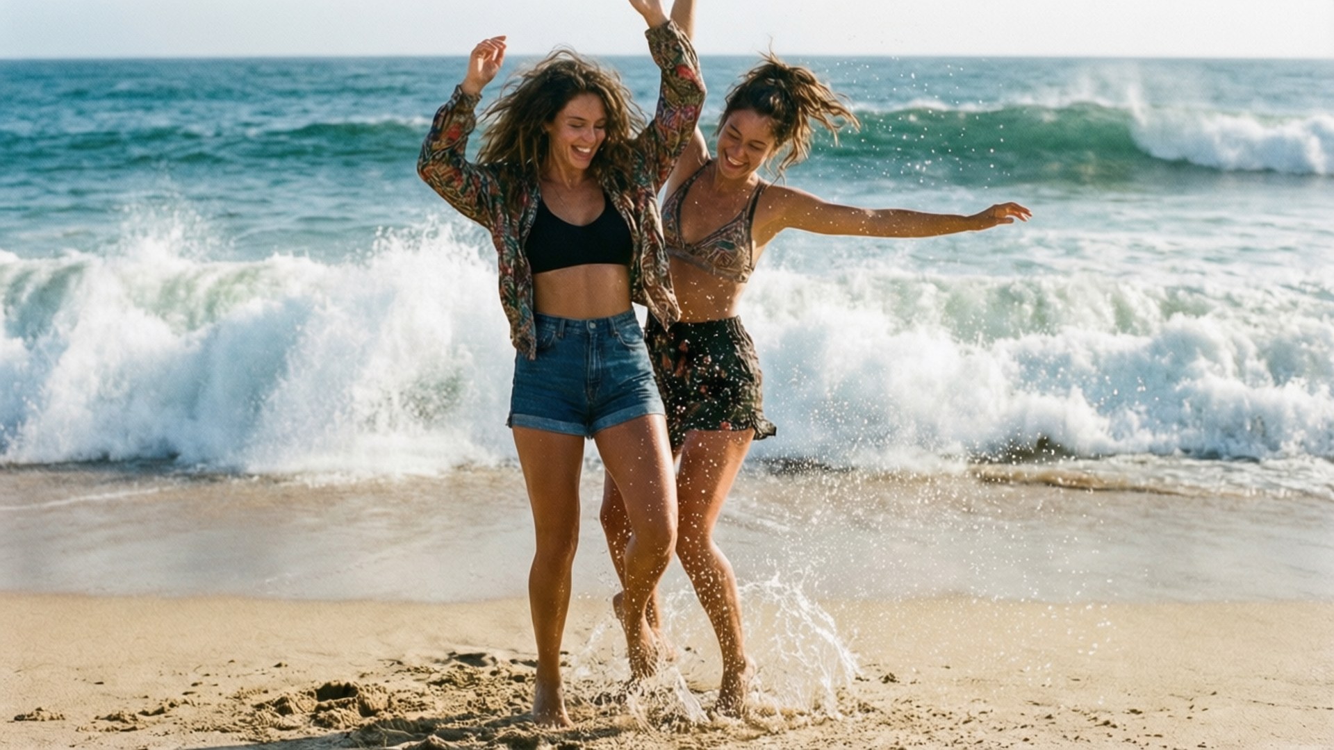 Fiesta de baile en la playa Fondos de pantalla