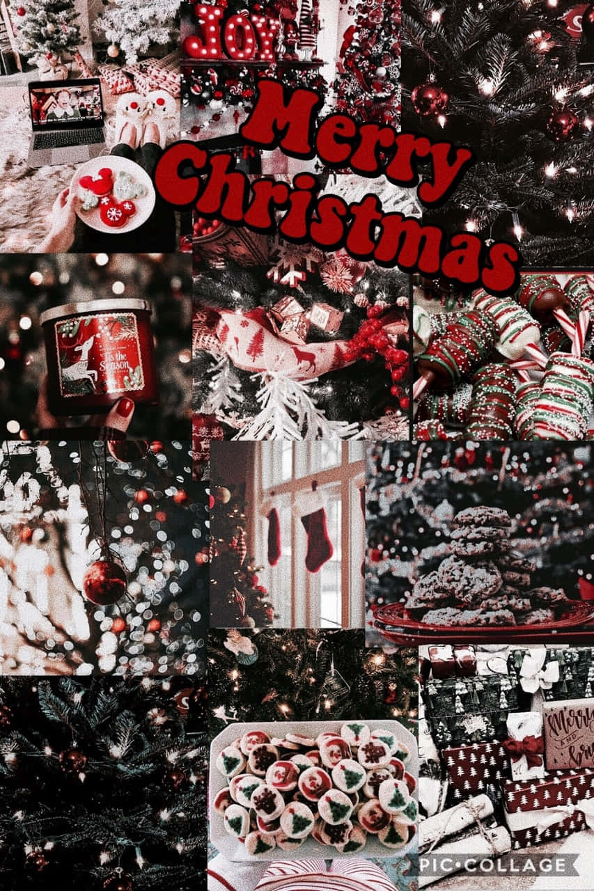 Fiestas Navideñas Rojas Brillantes Fondos de pantalla