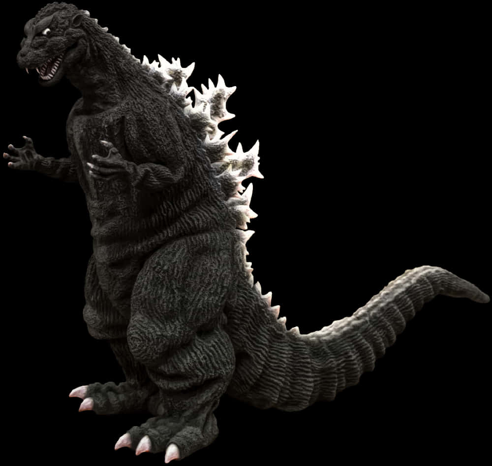 Figura clásica de Godzilla aislada Fondos de pantalla