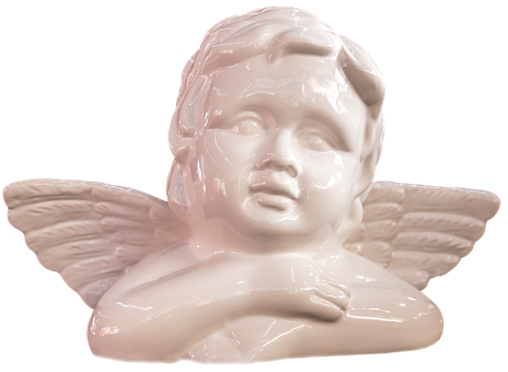 Figura de ángel navideño de cerámica Fondos de pantalla