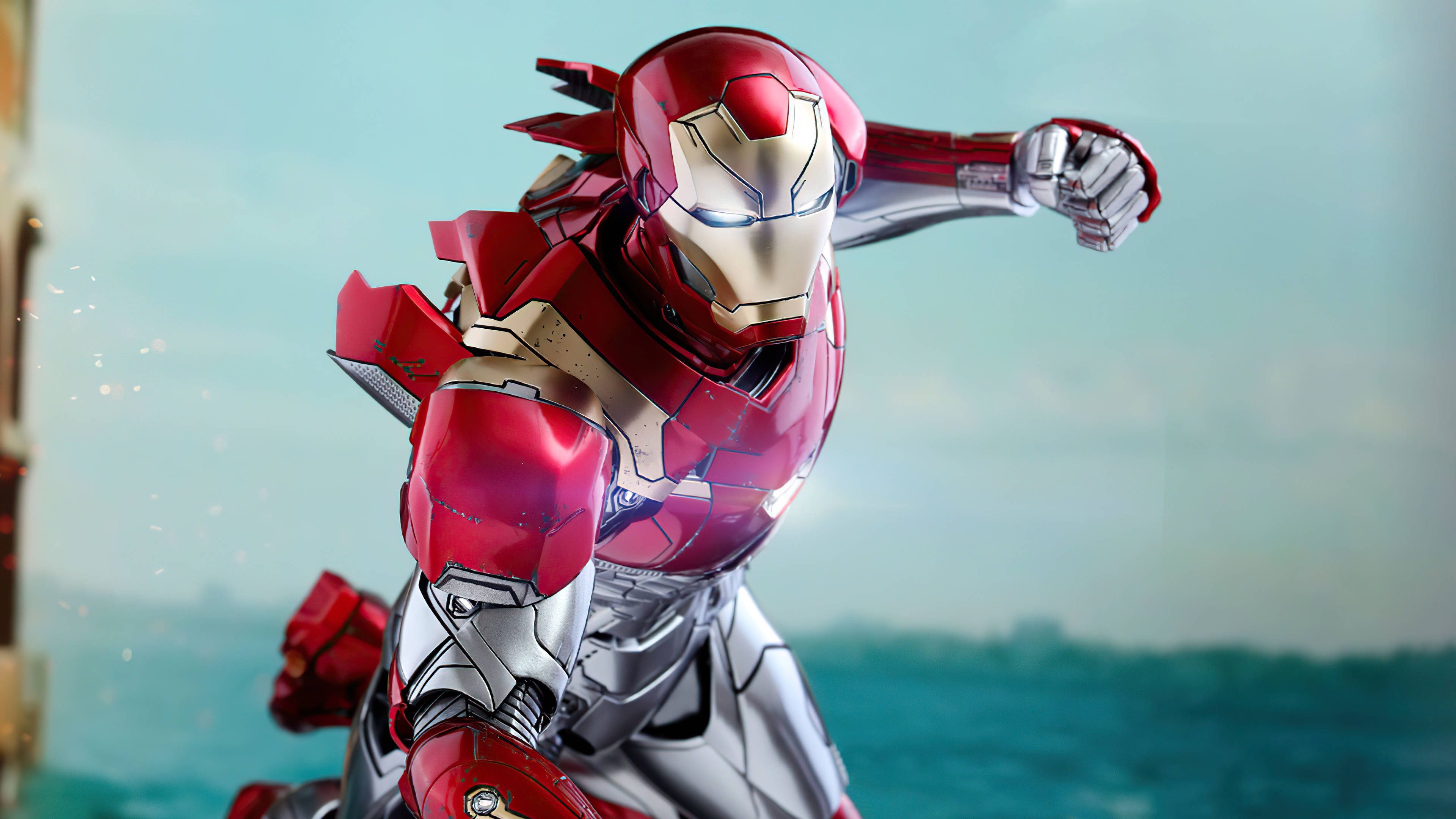Figura de juguete coleccionable de Iron Man superhéroe Fondos de pantalla