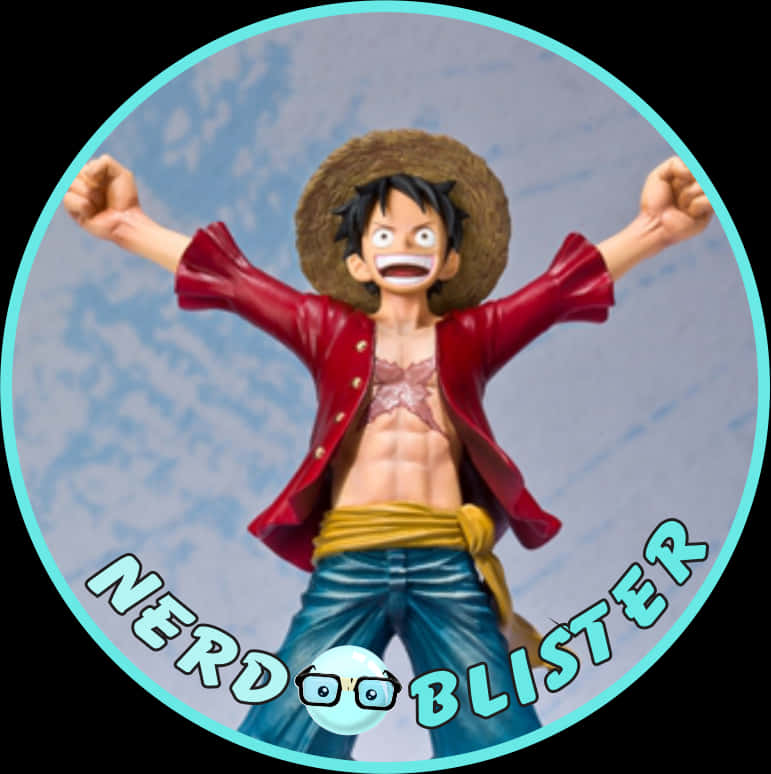 Figura de Luffy emocionado en exhibición Fondos de pantalla