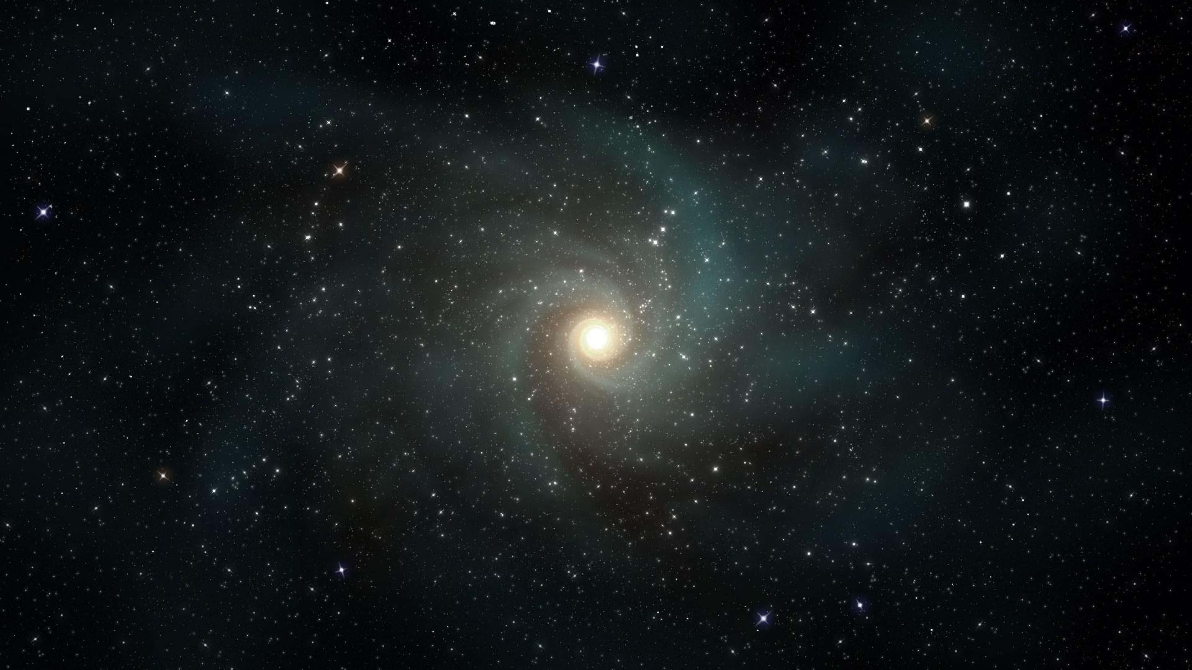 Filamentos de estrellas en espiral 4K Fondos de pantalla