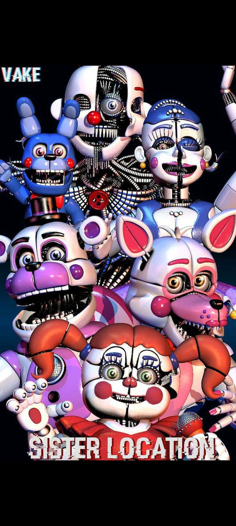 Five Nights at Freddy's: Sister Location Sonrisa Amplia Fondos de pantalla