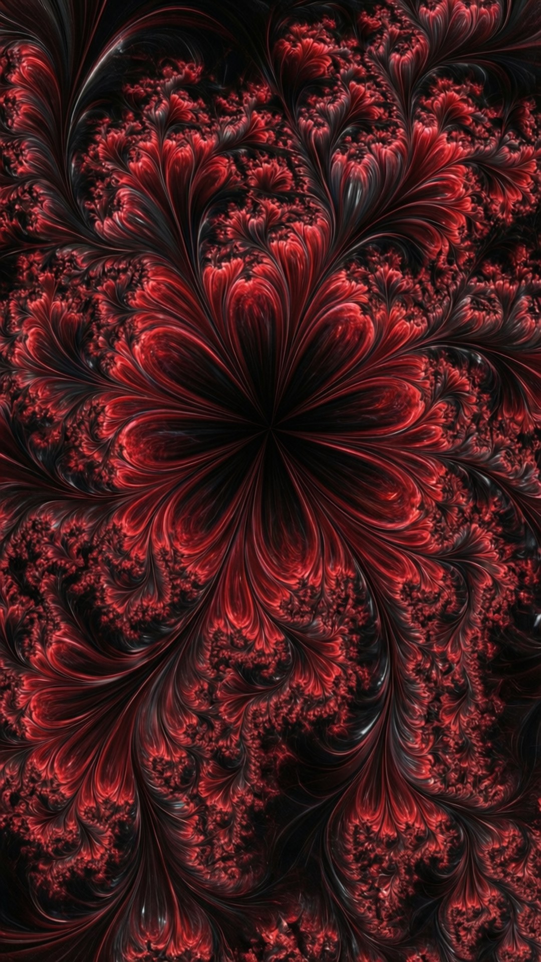 Flor Oscura Fractal Fondos de pantalla