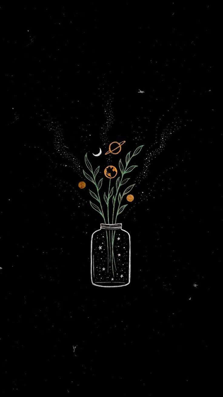 Florero Oscuro y Lindo para iPad Fondos de pantalla
