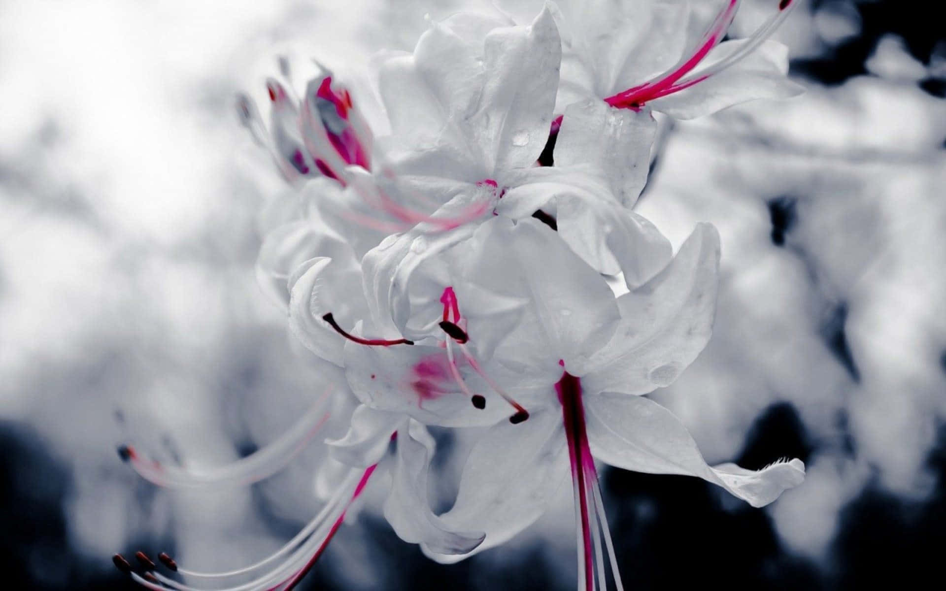 Flores Blancas con Bokeh Fondos de pantalla