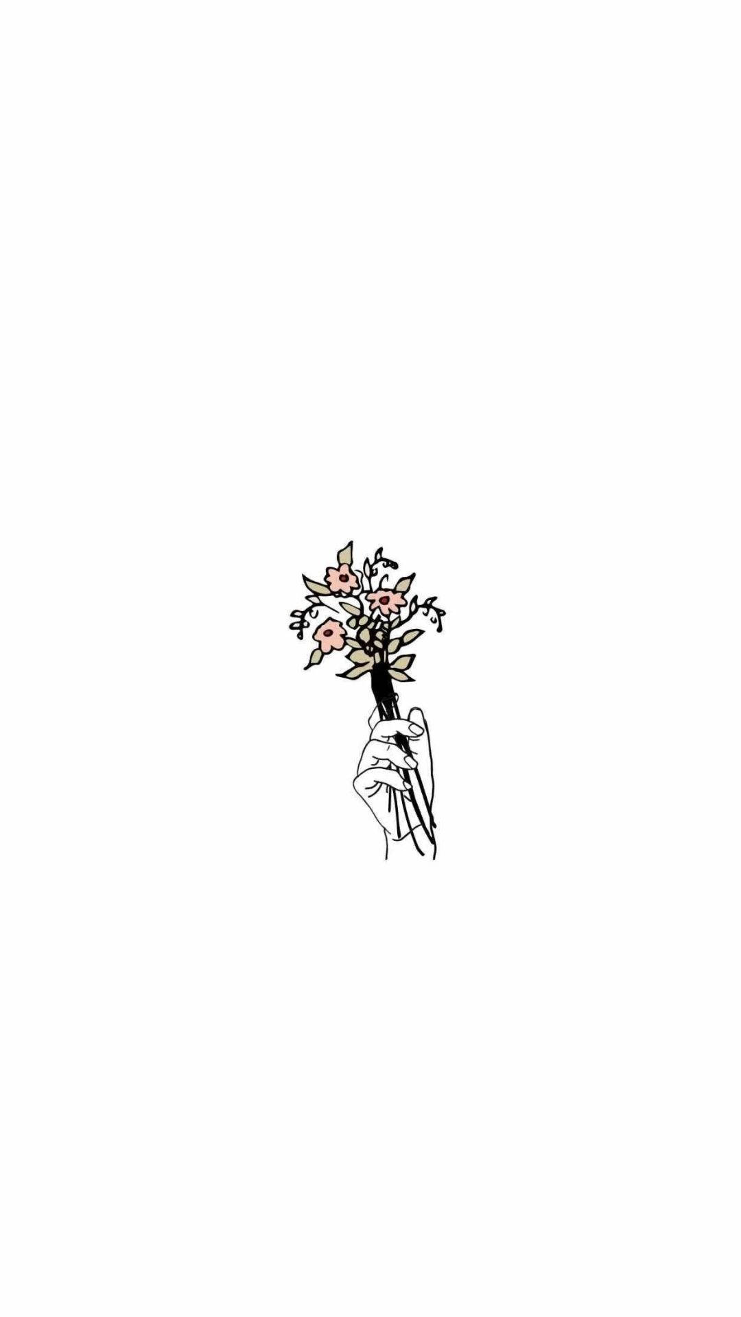 Flores Blancas Estéticas Fondos de pantalla