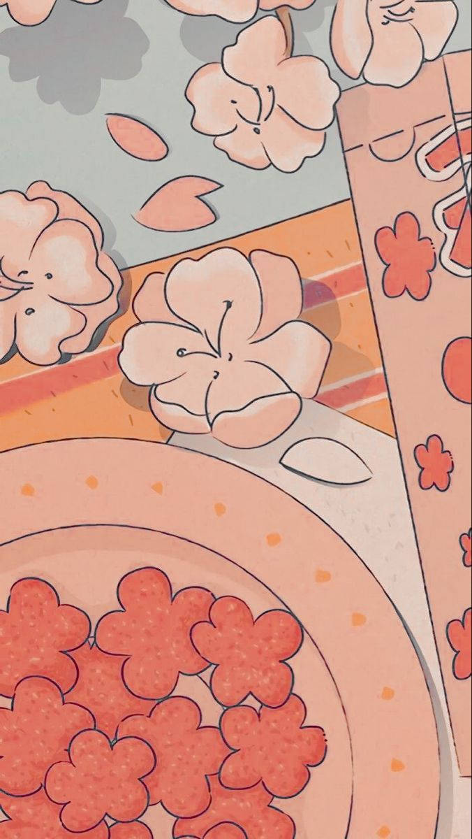 Flores de Sakura Estética Suave Fondos de pantalla