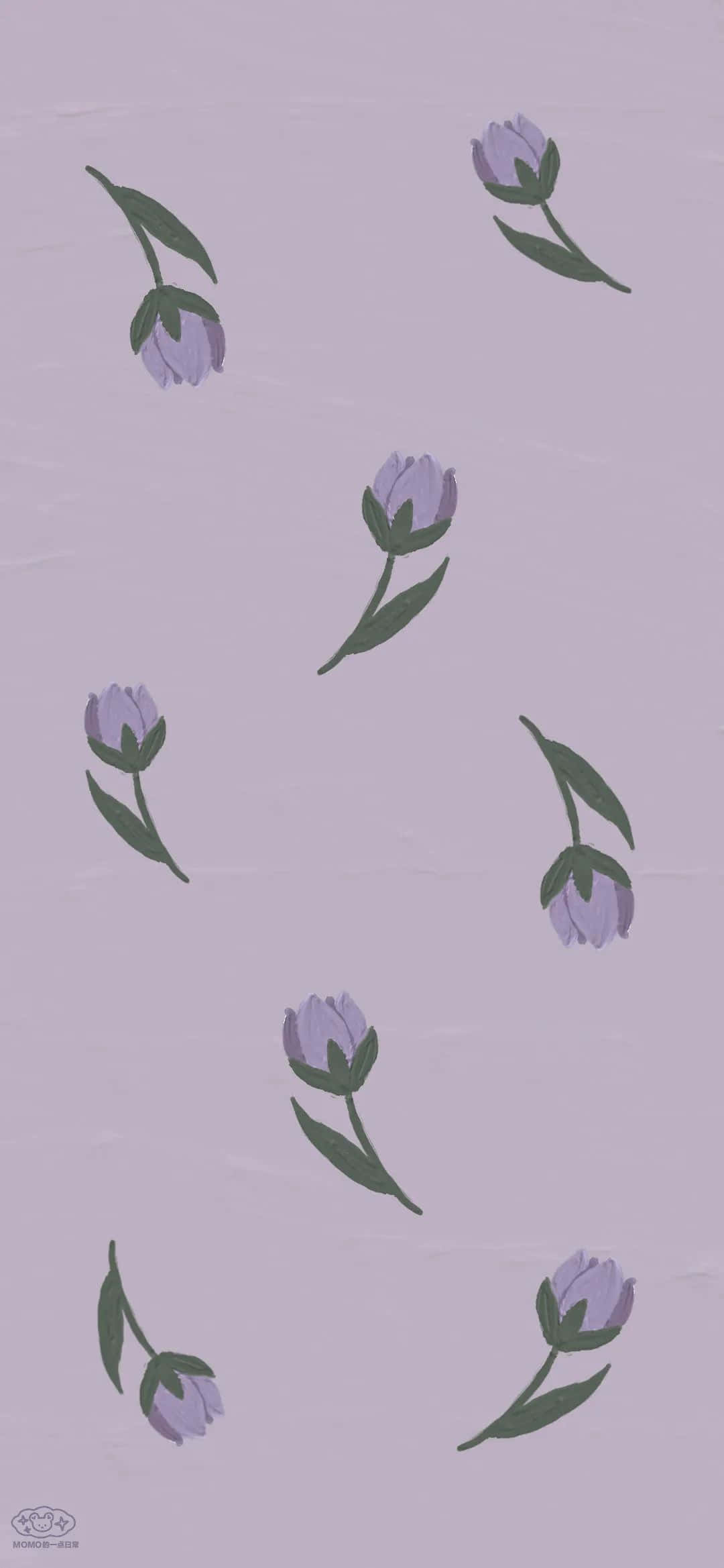 Flores Moradas Sucintas Fondos de pantalla
