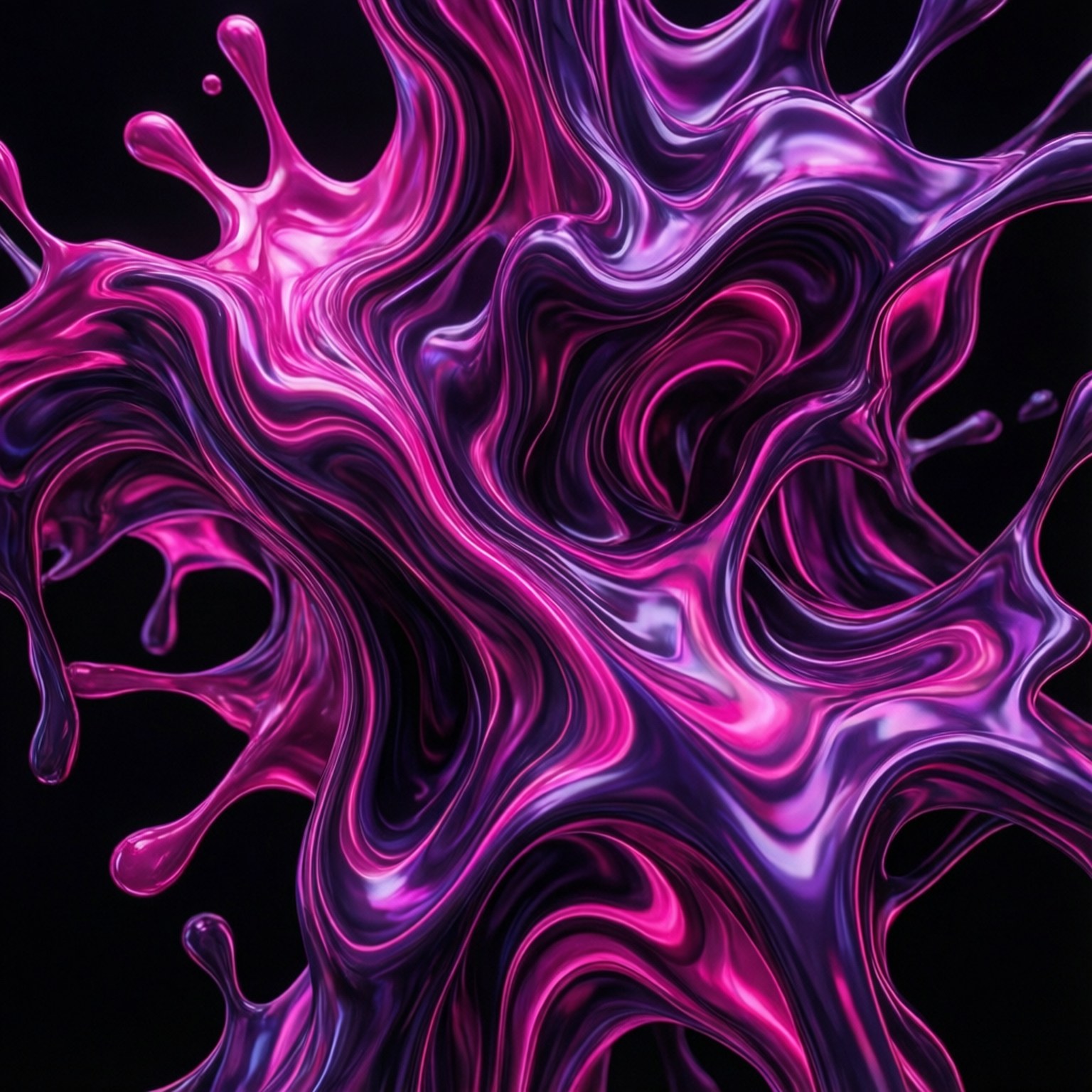 Flujo de Neón Líquido Fondos de pantalla