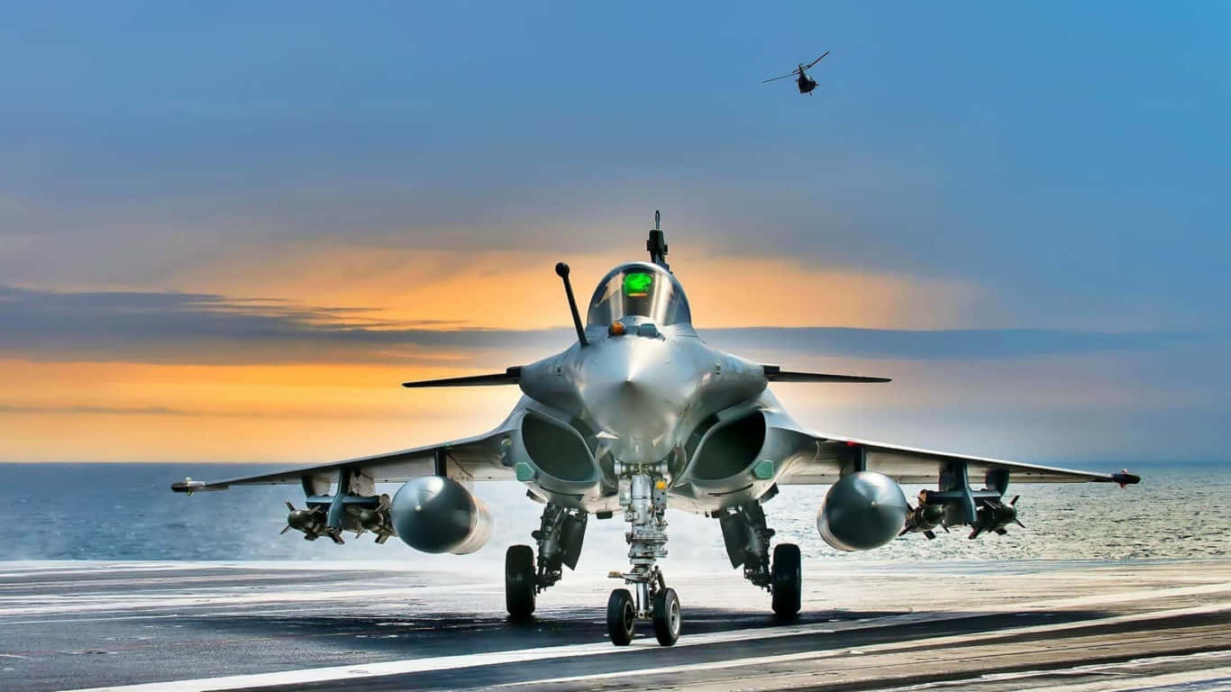Fondo 1366x768 de Aviones Grandes con Dassault Rafale Fondos de pantalla