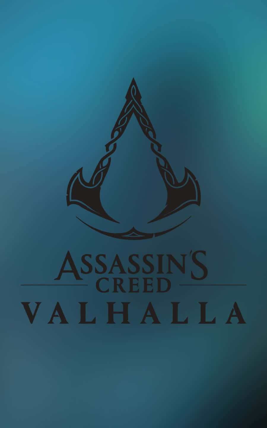 Fondo 1440p de Assassin's Creed Valhalla con Título y Logo del Juego Fondos de pantalla