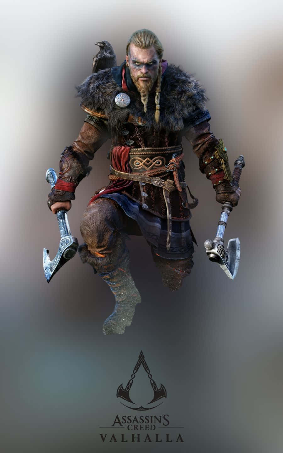 Fondo 1440p de Assassin's Creed Valhalla de Eivor sosteniendo un hacha Fondos de pantalla