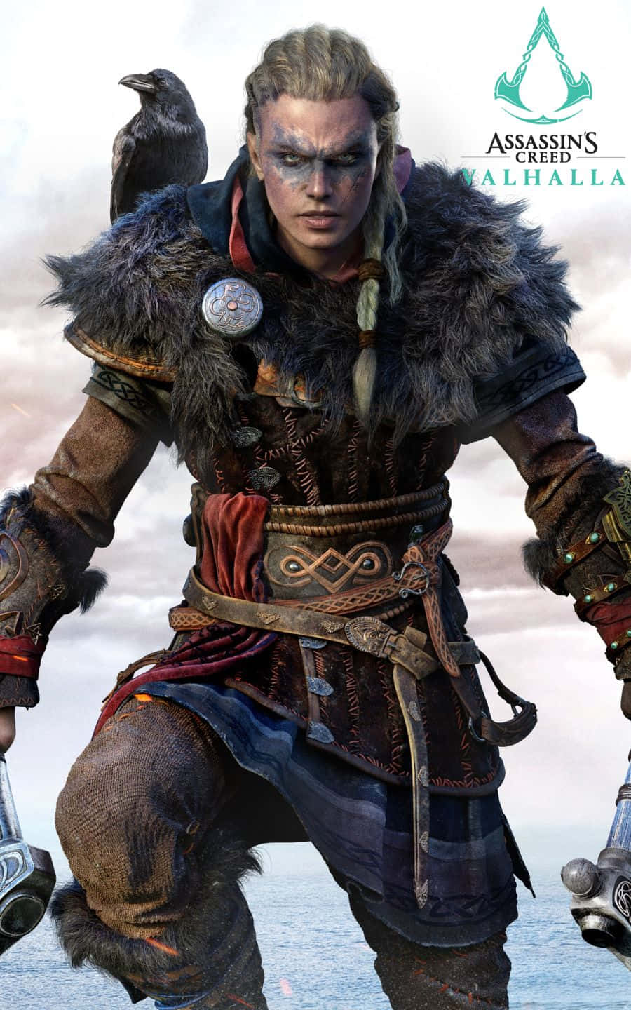 Fondo 1440p de Assassin's Creed Valhalla de Eivor y Synin Fondos de pantalla