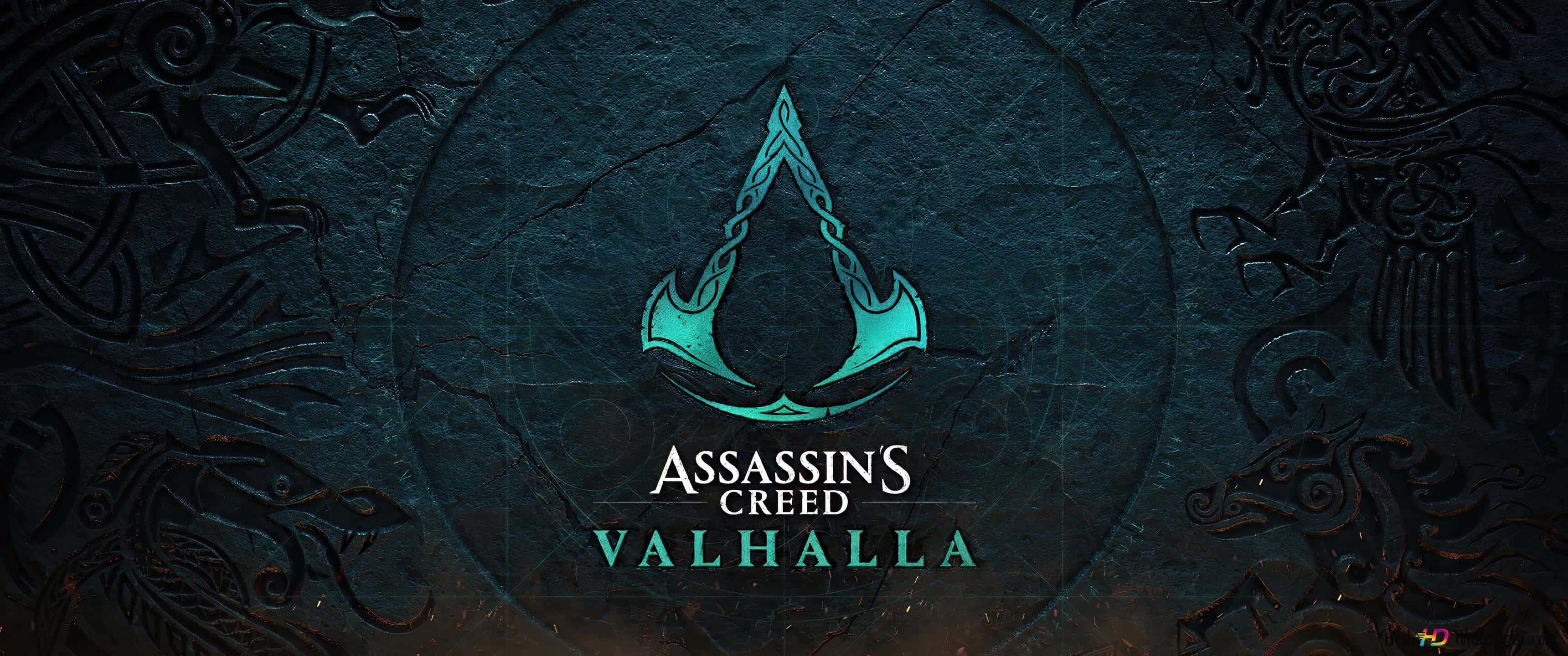 Fondo 3440x1440p de Assassin's Creed Odyssey Logo Verde de Assassins' Creed Valhalla Fondos de pantalla